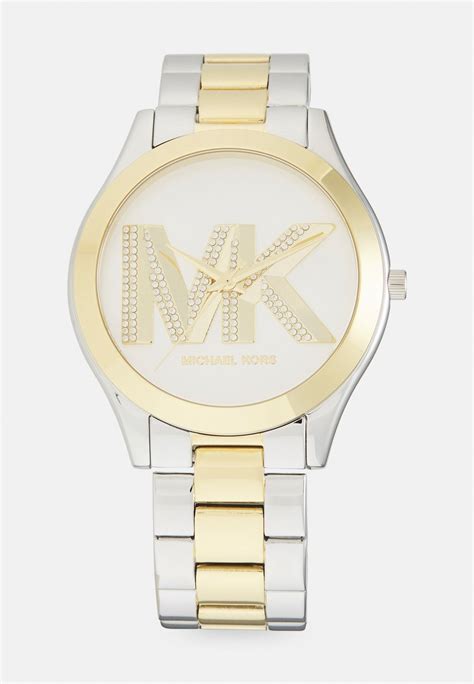 michael kors runway horloge silver|michael kors slim runway.